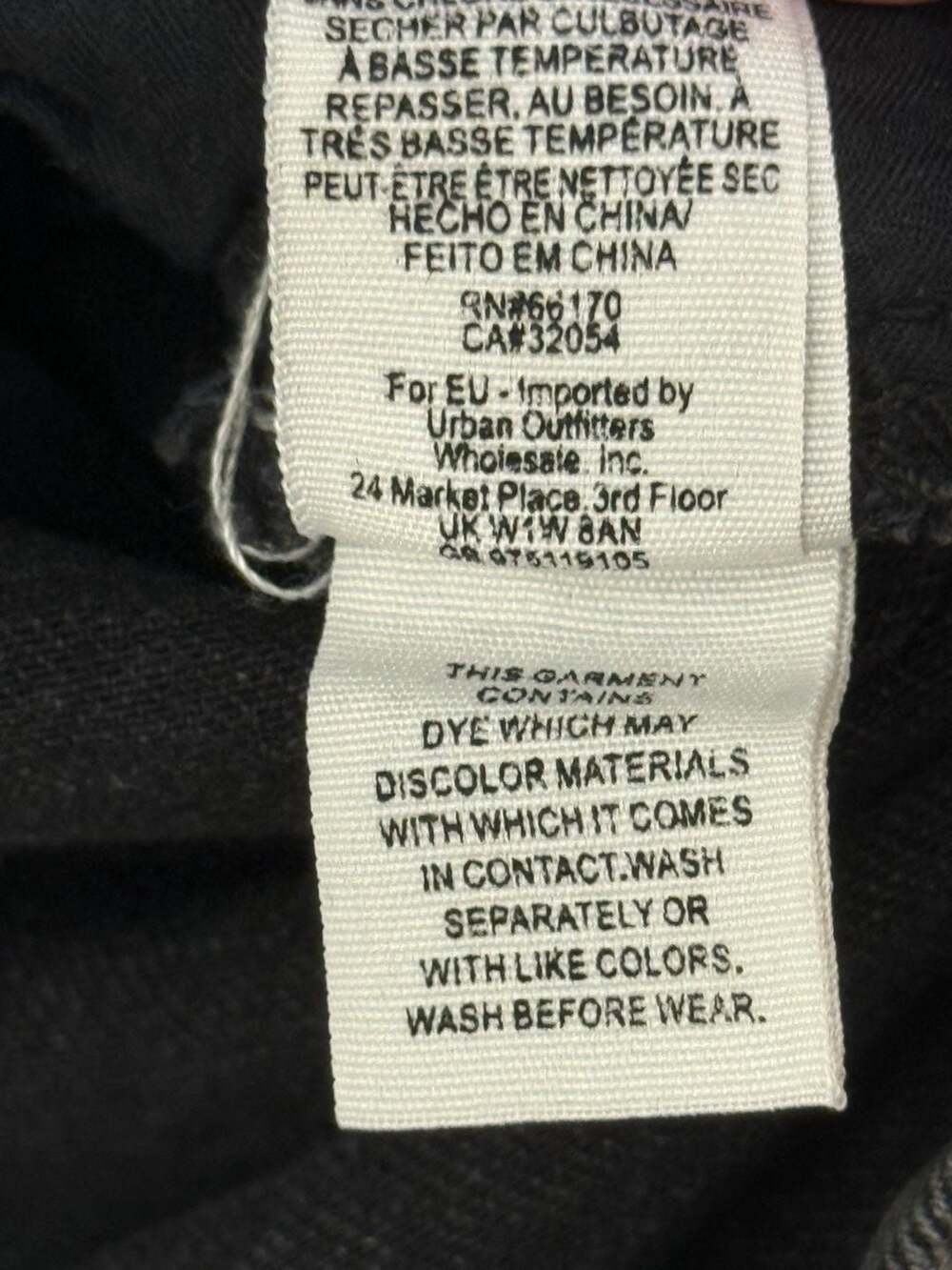 We The Free She's All That Black Denim Mini Skirt Size 25 - Picture 7 of 10